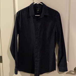 Mens Button Down Slim Fit Shirt (H&M)